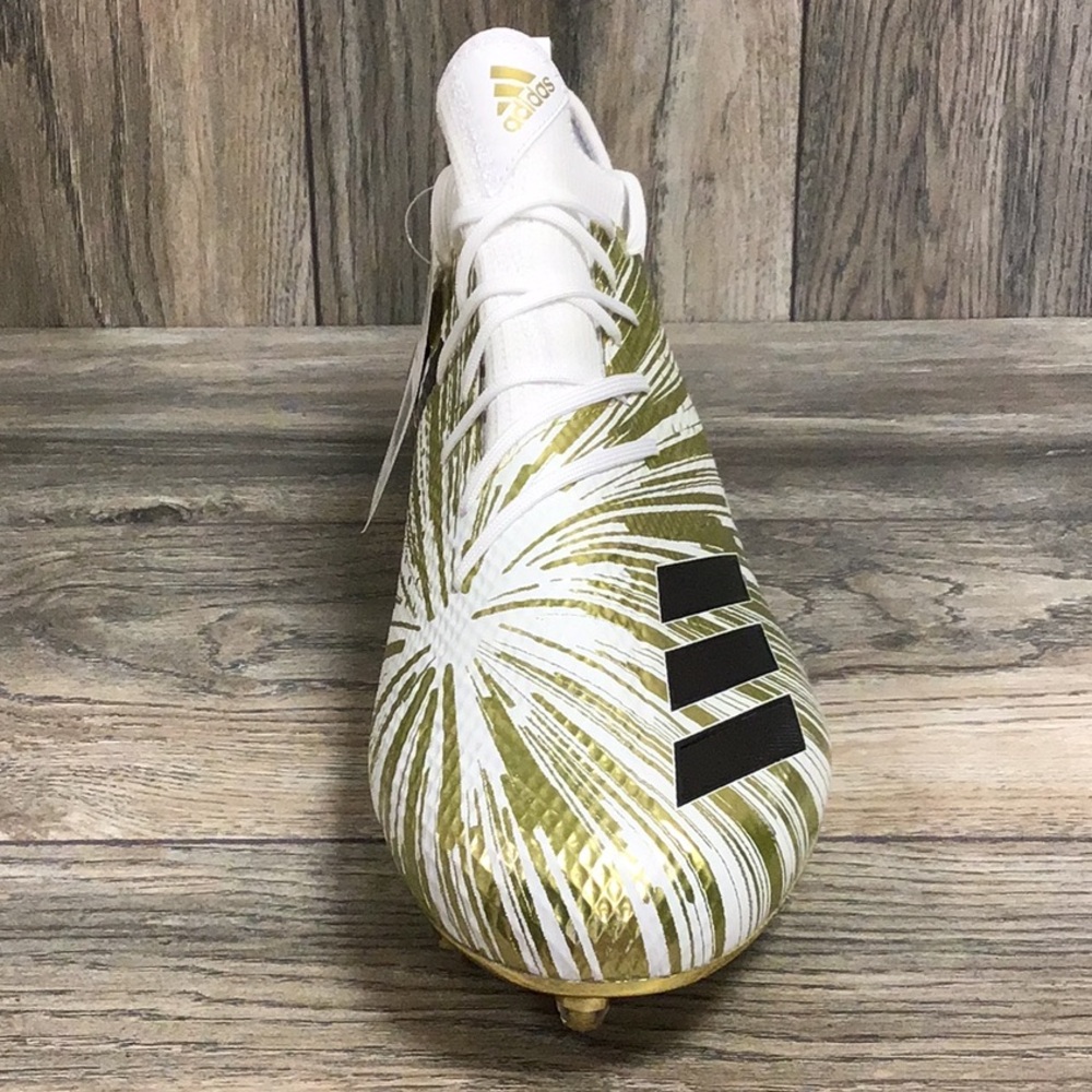 NEW Adidas Adizero 5-Star Metallic Football Cleats - Picture 2 of 6